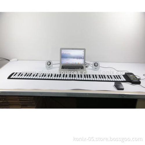 Kid's piano with silicone keyboard of musical toys
